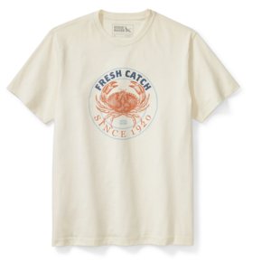 Eddie Bauer Graphic T-shirt - 1920 Crab in Cream